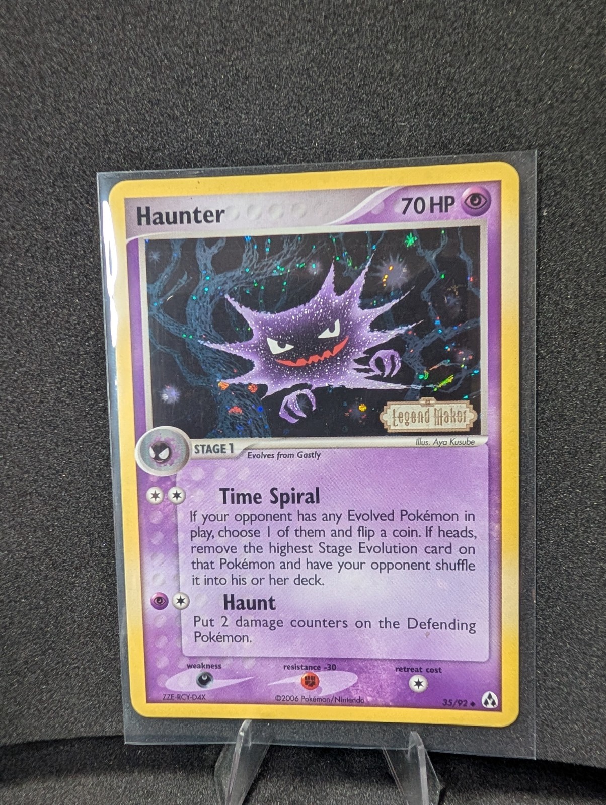 Haunter 35/92 EX Legend Maker Reverse Holo NM/LP Haunter 35/92 EX Legend Maker Reverse Holo NM/LP
