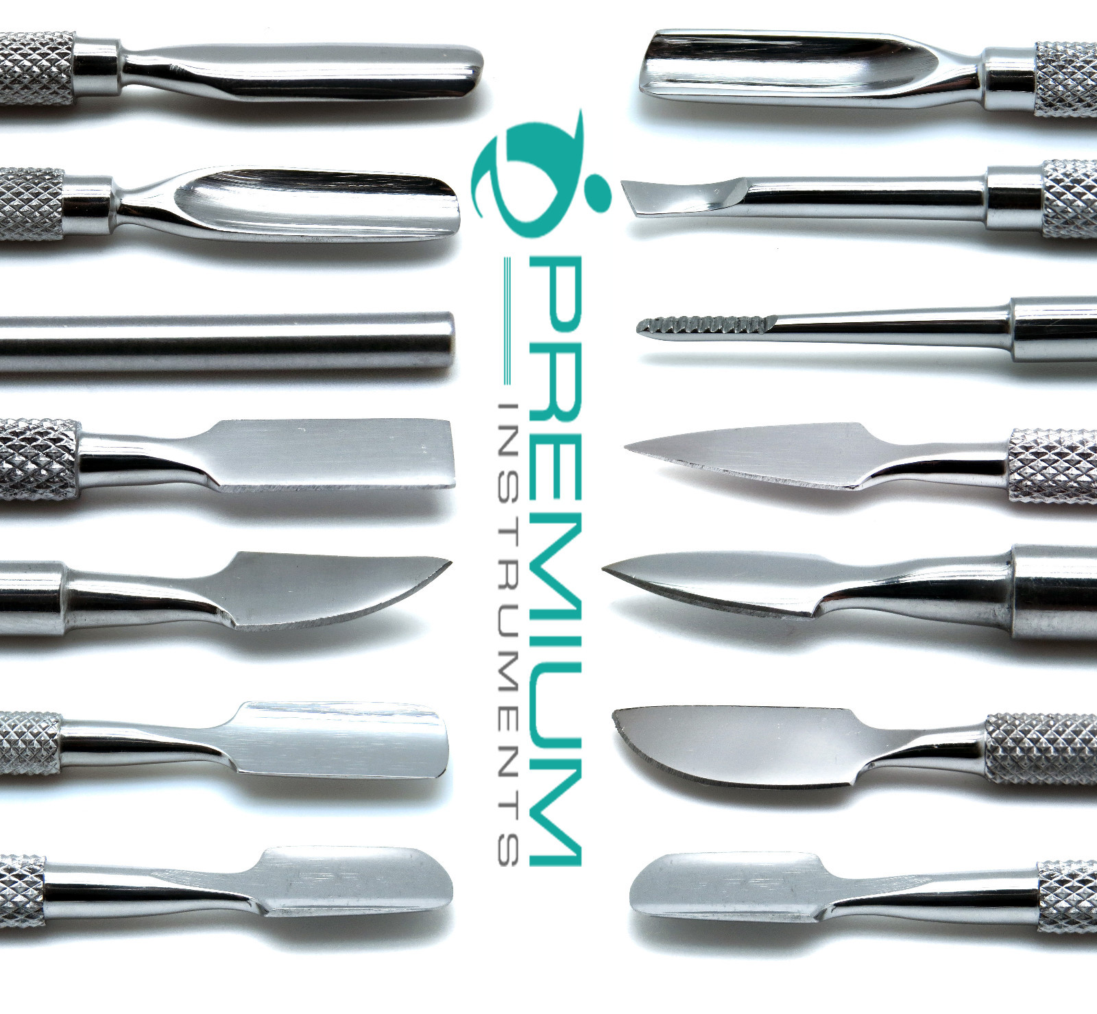 Set of 7 New Nail Pusher Cuticle Remover Manicure Pedicure Stainless Steel Tools