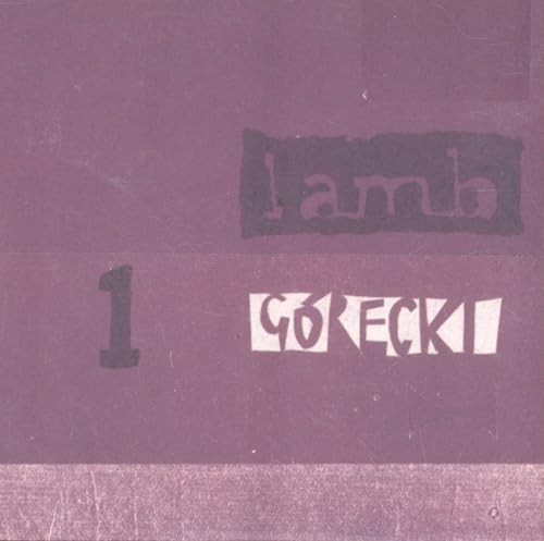 Lamb - Gorecki Pt.1 - Lamb CD IRVG The Cheap Fast Free Post