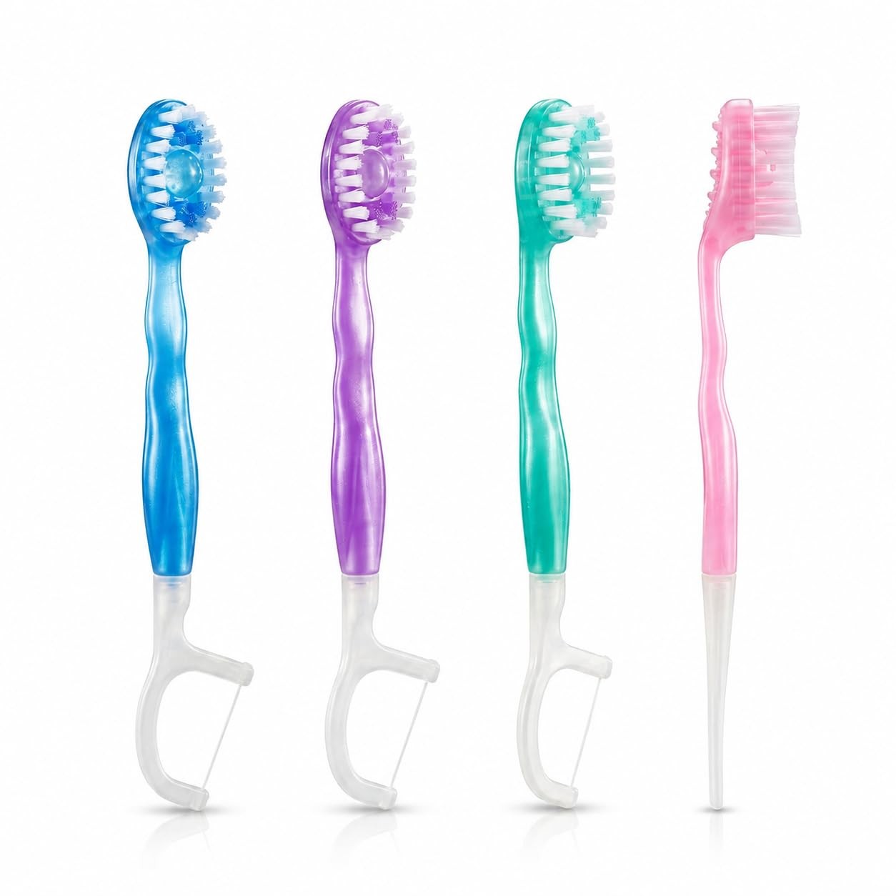 24x Disposable Toothbrush 5-in-1 Prepasted Toothpaste Floss Pick Tongue Cleaner 24x Disposable Toothbrush 5-in-1 Prepasted Toothpaste Floss Pick Tongue Cleaner