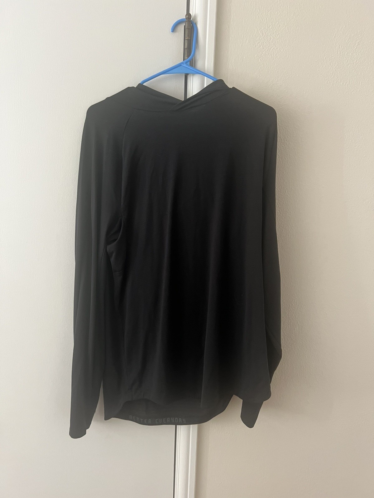 LULULEMON AZBR Black Drysense LS Pullover Training Hoodie Mens L LULULEMON AZBR Black Drysense LS Pullover Training Hoodie Mens L