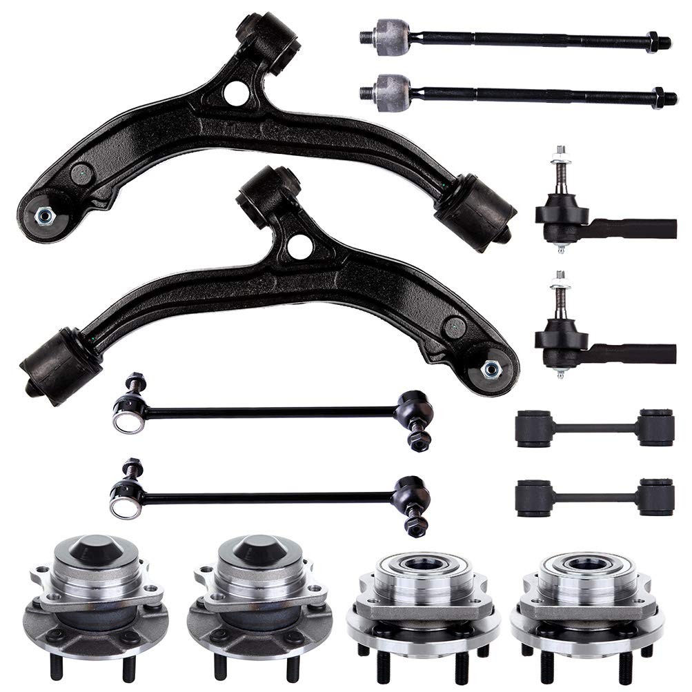 14pc Front Hub Bearing Assembly Kit Fits Chrysler Town Country Dodge Caravan