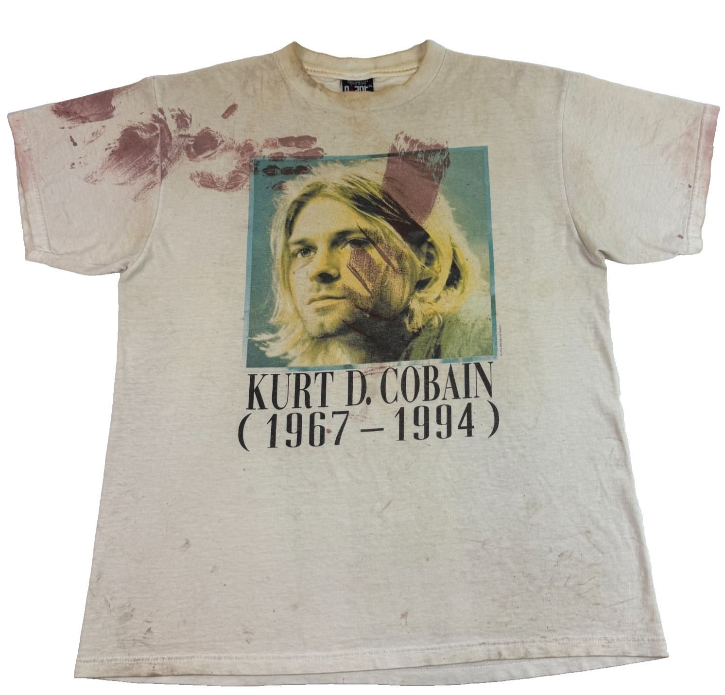Vintage 90s Nirvana T Shirt Mens XL Kurt Cobain Memorial Tee 1995 Original Owner