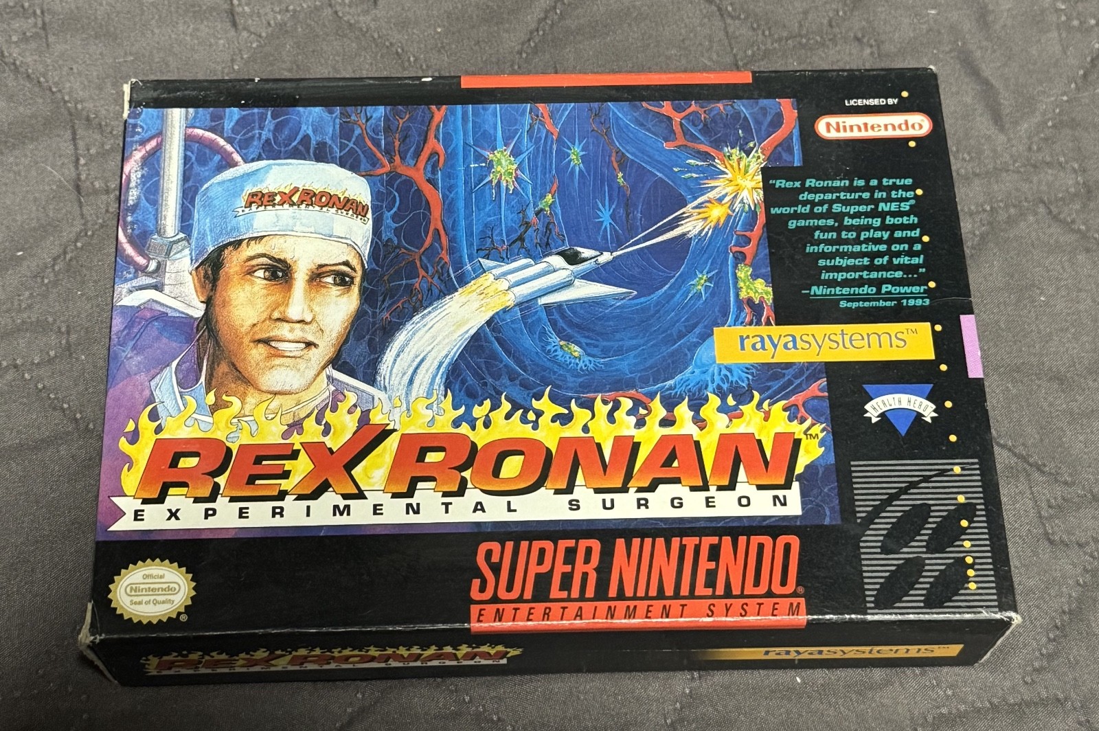 Rex Ronan Experimental Surgeon * Snes Box Only * Super Nintendo Original box Rex Ronan Experimental Surgeon * Snes Box Only * Super Nintendo Original box