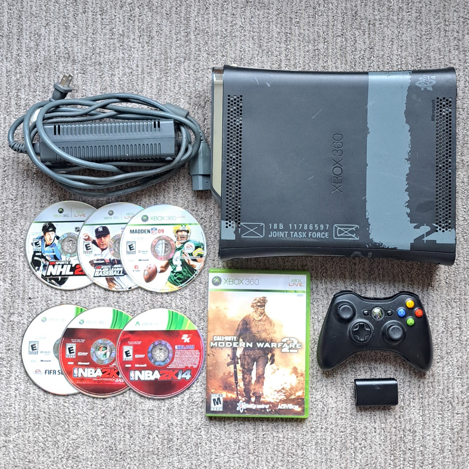 ✅Microsoft Xbox 360 MW2 Call of Duty Modern Warfare 2 Console Bundle w/ 7 Games✅