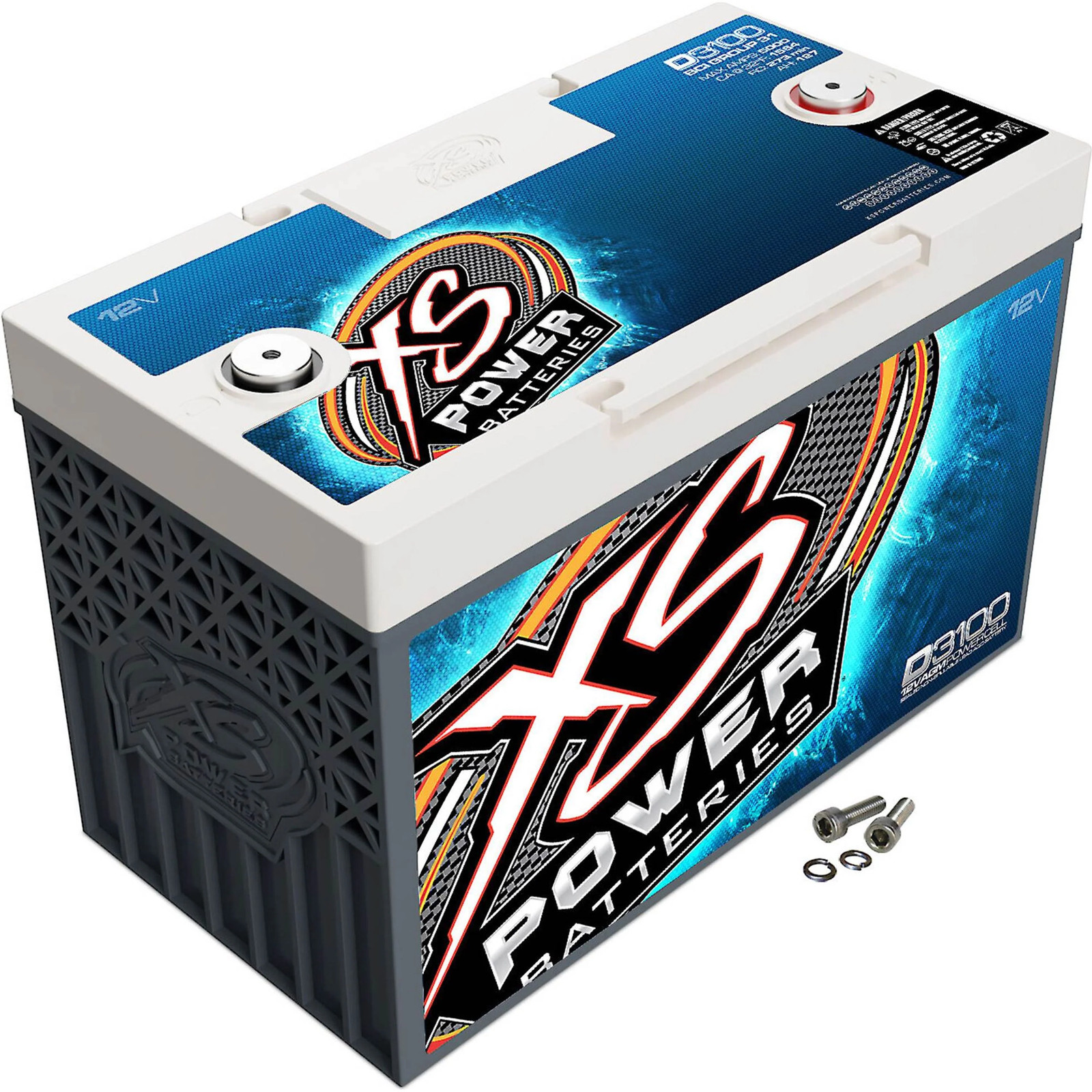 XS Power D3100 12V Group 31 AGM 5000 Amp Battery XS Power D3100 12V Group 31 AGM 5000 Amp Battery