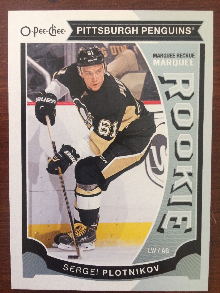 2015-16 UD Hockey Series 2 Sergei Plotnikov #U23 Marque RC O-Pee-Chee Pack Fresh