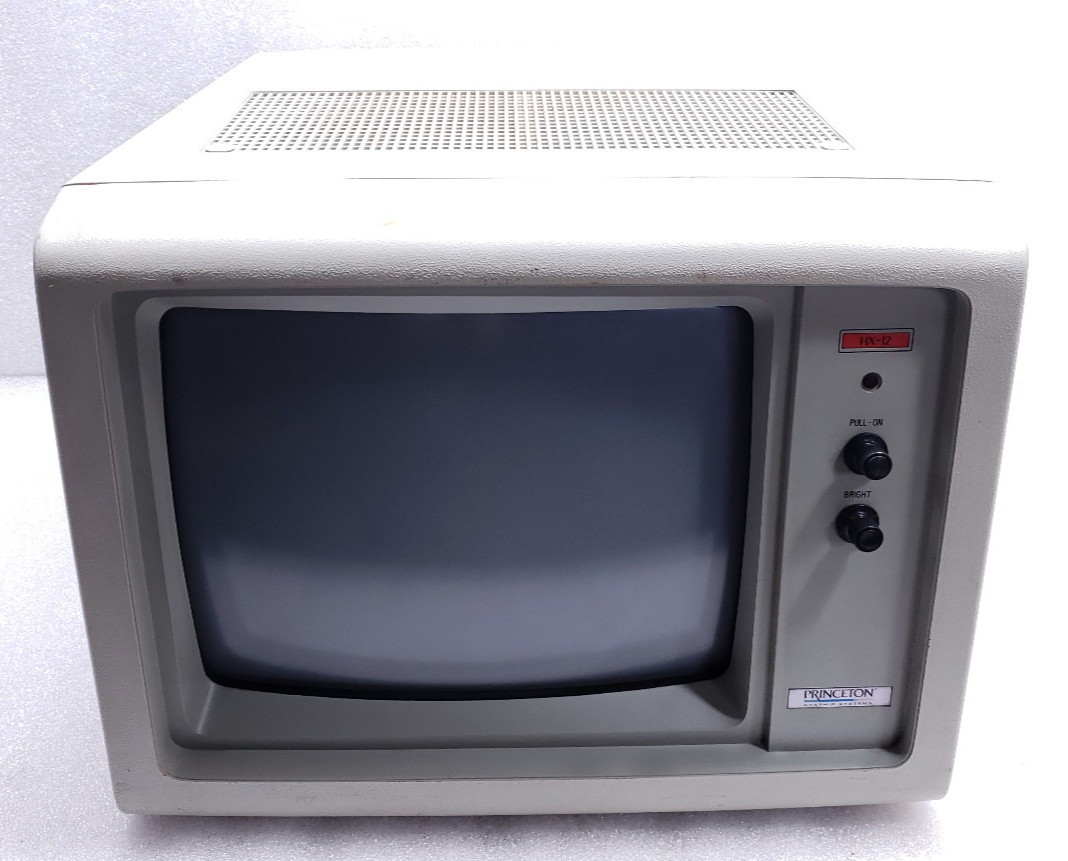 Vintage 1986 Princeton Graphic Systems HX-12 RGB CRT Tube Monitor Screen #99