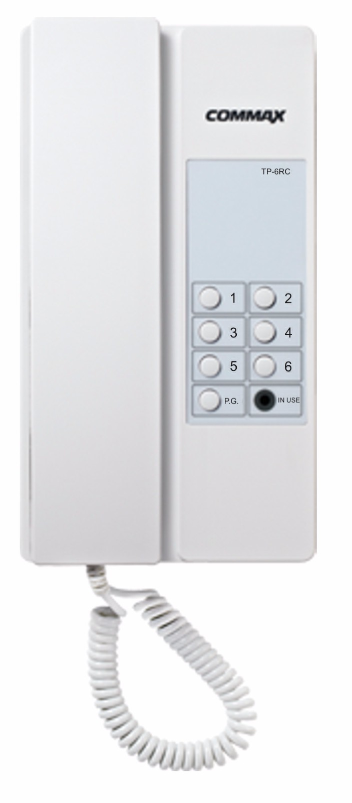 Commax Interphone TP-6RC - Common Talk and Paging connect up to 6 interphones Commax Interphone TP-6RC - Common Talk and Paging connect up to 6 interphones