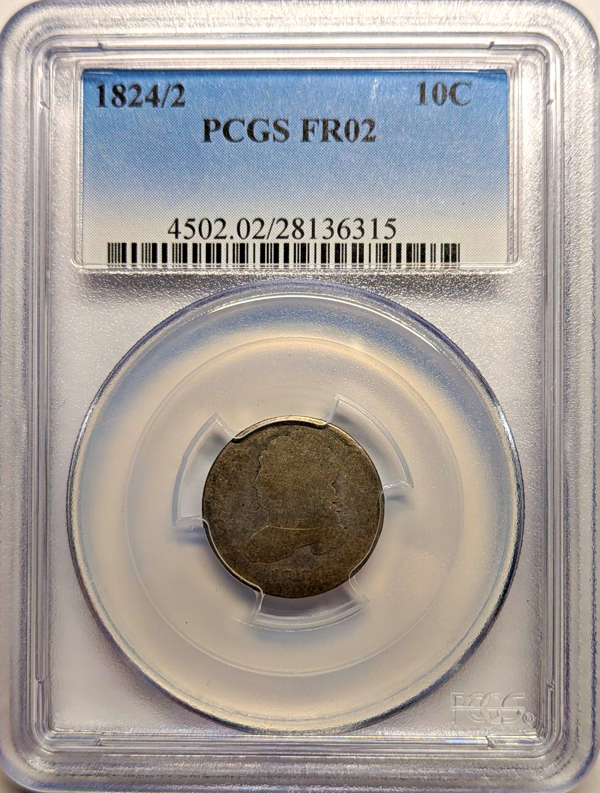 🔥🔥 1824/2 Capped Bust Dime PCGS FR02 (Looks PO01) LOWBALL 90% Silver 🔥🔥