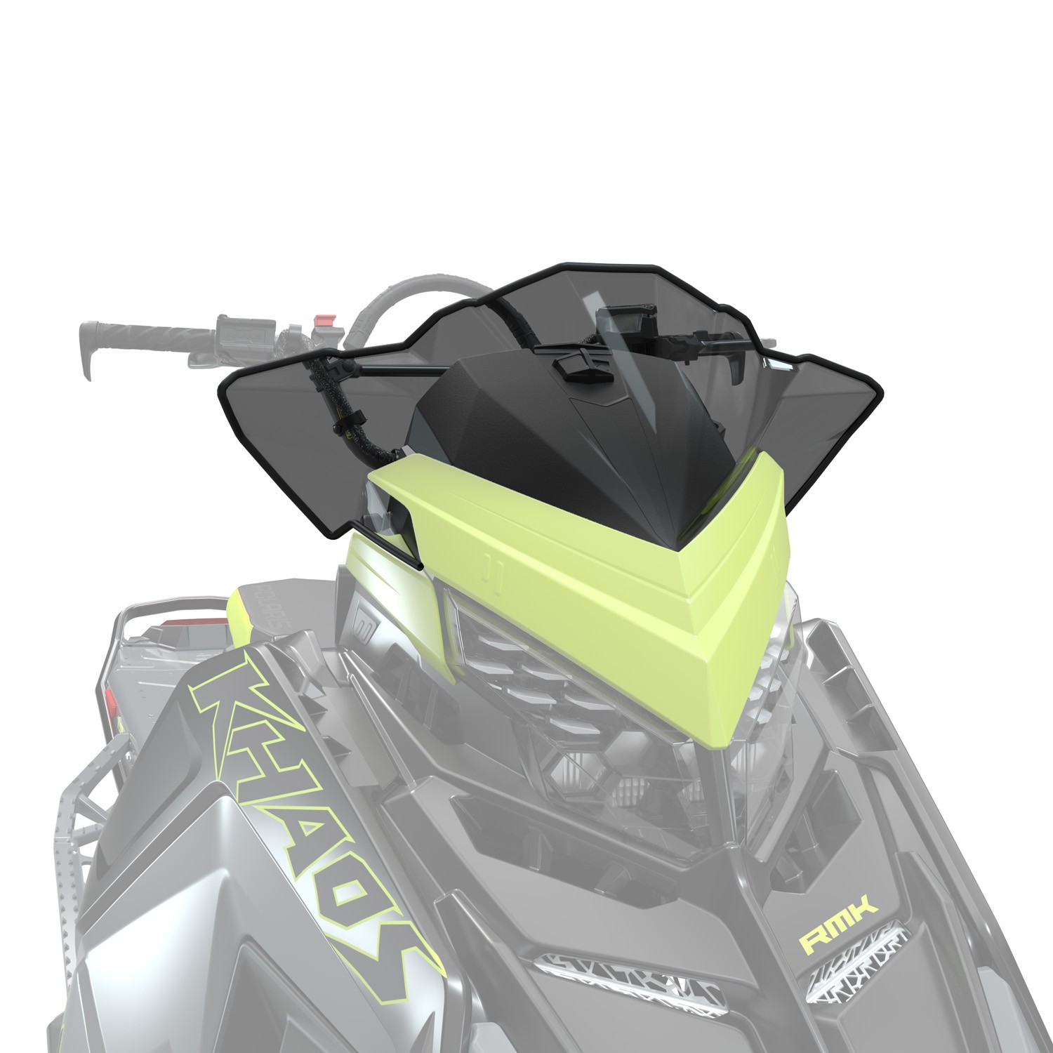 Polaris Snowmobile Matryx RMK Low Dark Smoke Windshield Polaris Snowmobile Matryx RMK Low Dark Smoke Windshield