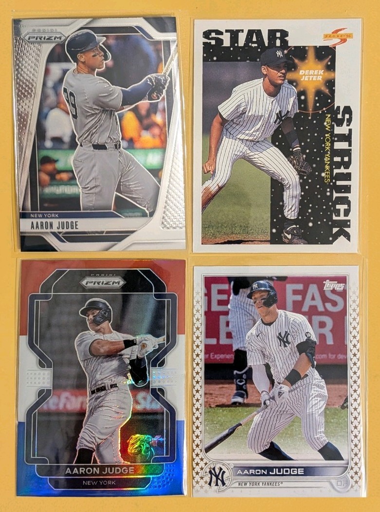 (22) New York Yankees Card Lot 1986-2026 - Jeter Judge Boggs Volpe RC Everett RC