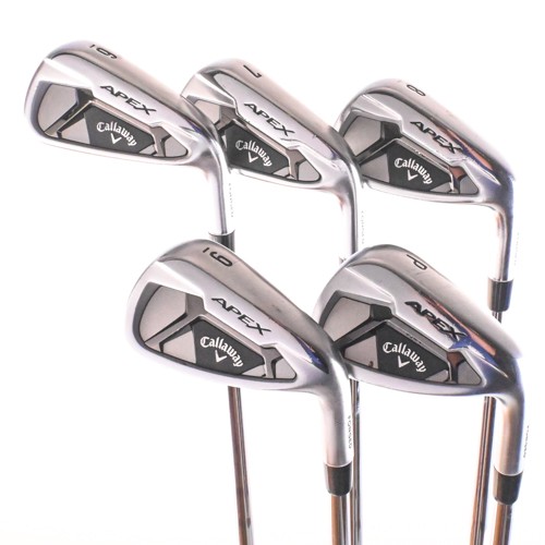 Callaway Apex 21 Iron Set 6-PW KBS $-Taper 120g Stiff Flex Steel RH