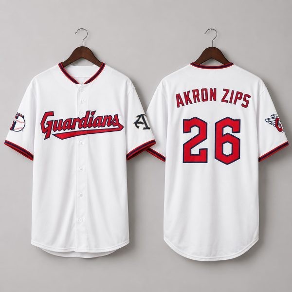New Arrivals - Guardians University of Akron 2026 Giveaway Jersey Fan Made