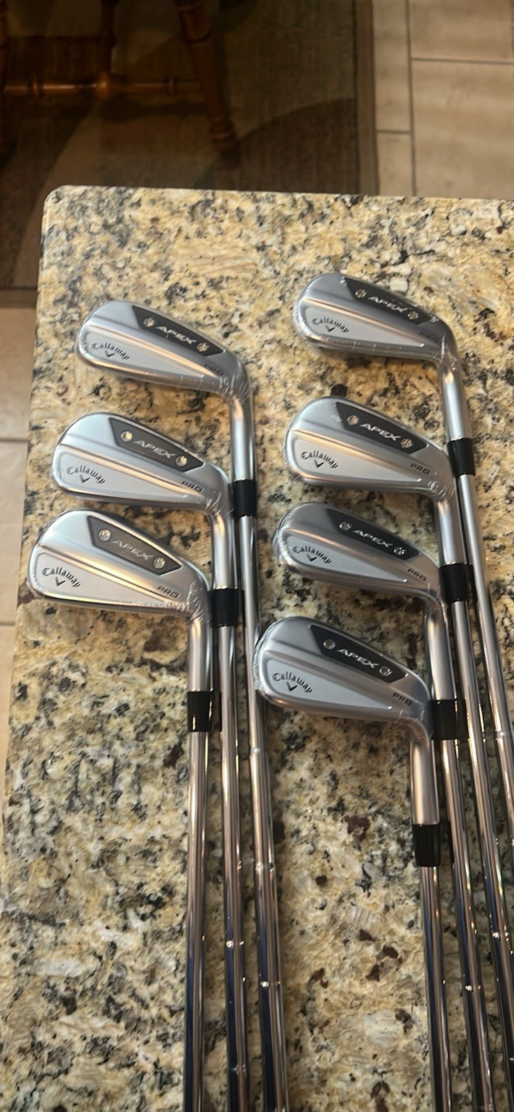 New Callaway 2024 Apex Pro Irons 4-PW Steel Stiff Standard