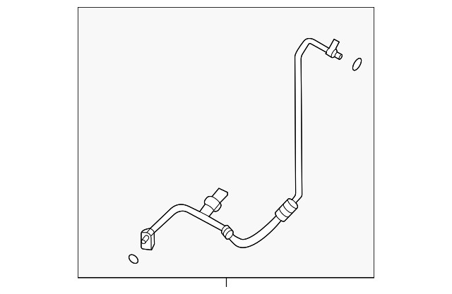 Genuine Nissan A/C Refrigerant Liquid Hose 92440-6RF2D