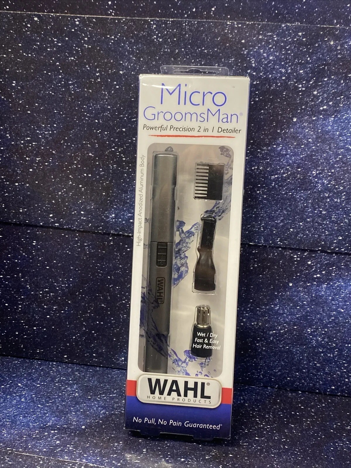 Wahl Micro GroomsMan Personal 2 in 1 Trimmer & Detailer - Stainless Steel Blades Wahl Micro GroomsMan Personal 2 in 1 Trimmer & Detailer - Stainless Steel Blades
