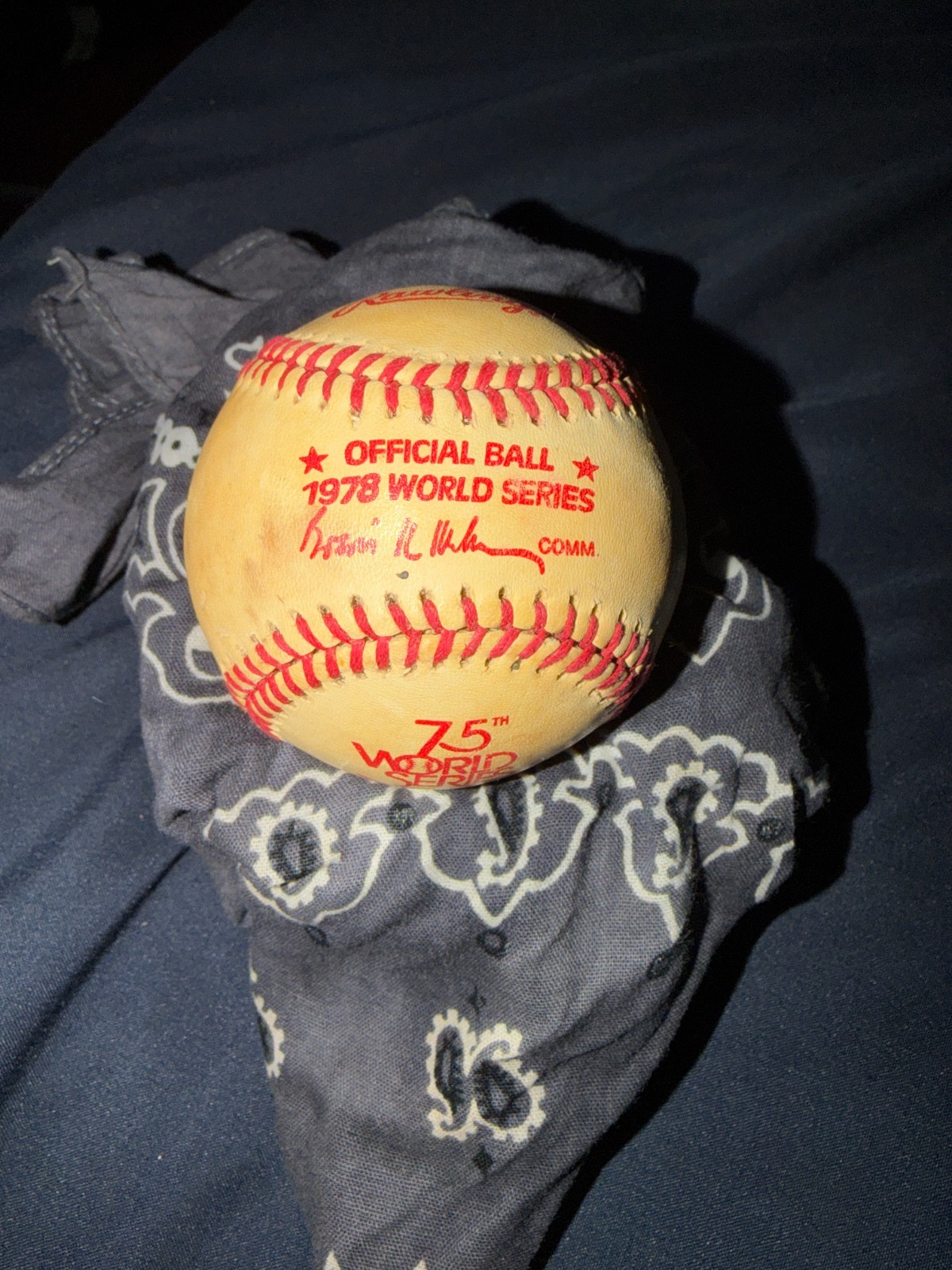1978 World Series Vintage Original Rawlings Baseball - 75th World Series 1978 World Series Vintage Original Rawlings Baseball - 75th World Series