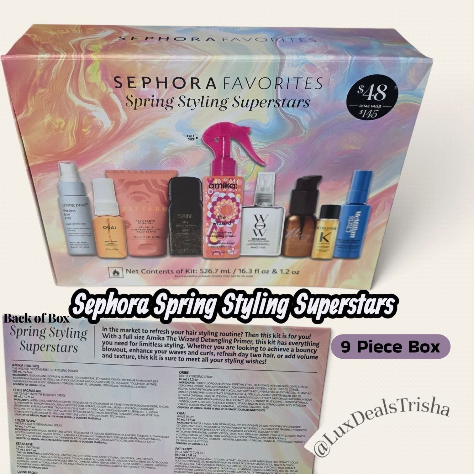 Sephora Favorites Spring Styling Superstars Hair Care Set New In Box