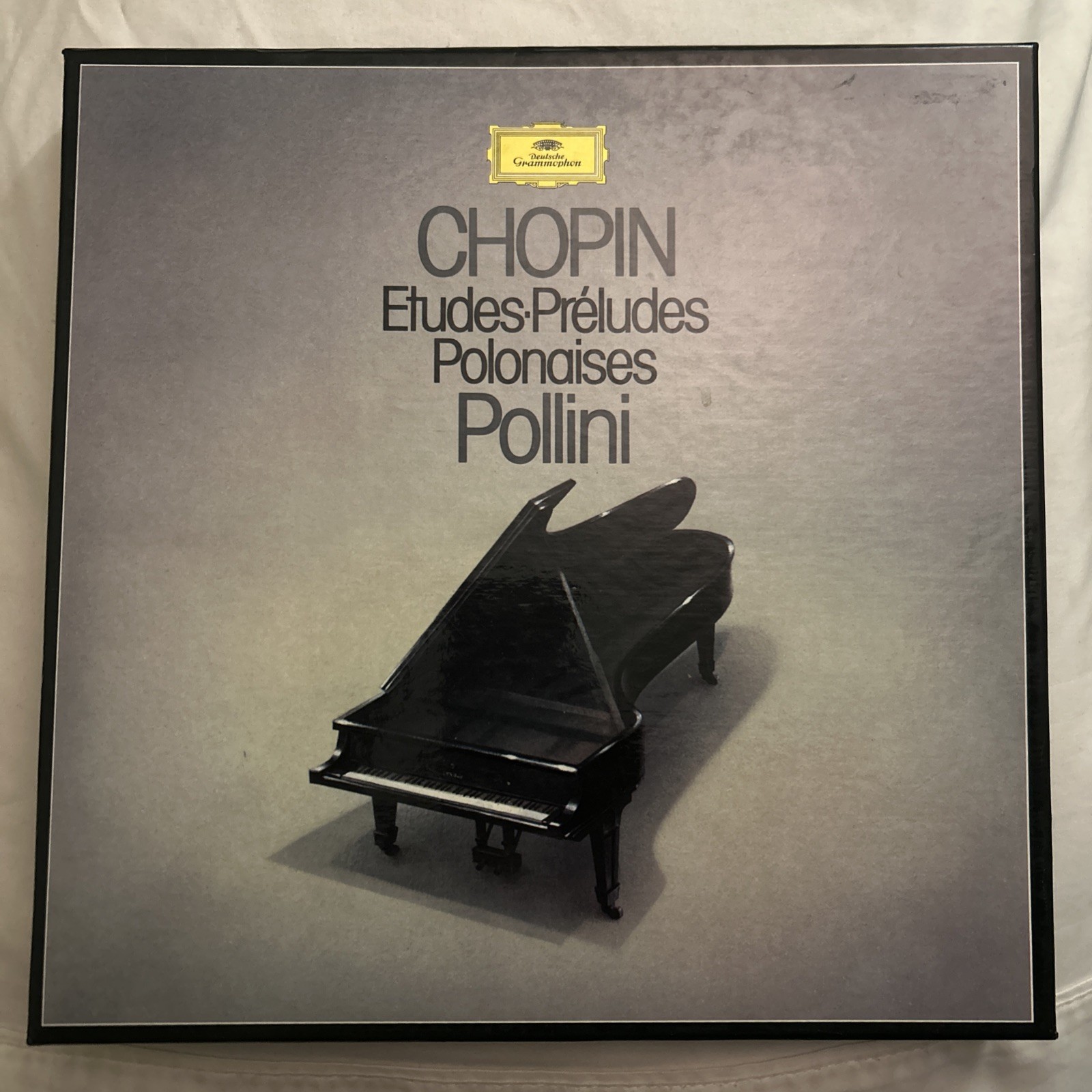 Chopin: Etudes Preludes Polonaises – Maurizio Pollini – DG 3LP Box Set NM