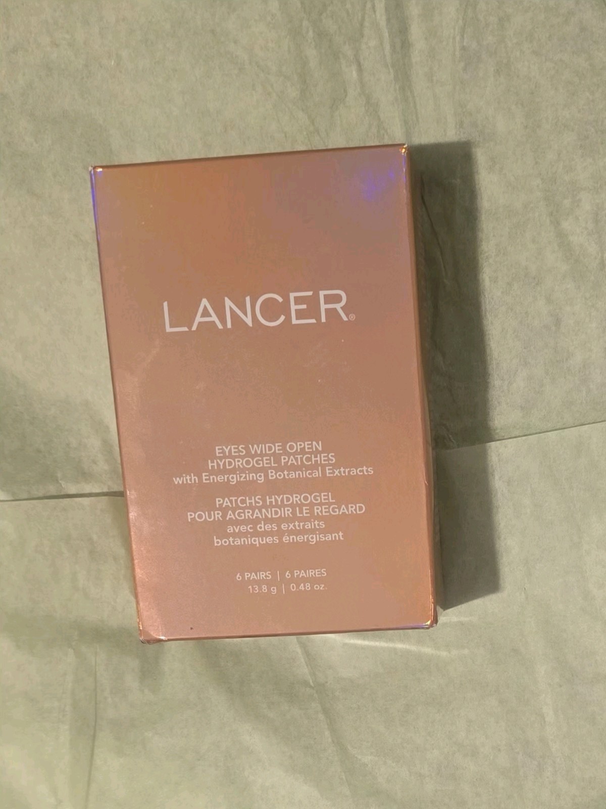 Lancer Eyes Wide Open Hydrogel Under-Eye Patches Hydrating 6 Pairs 13.8g