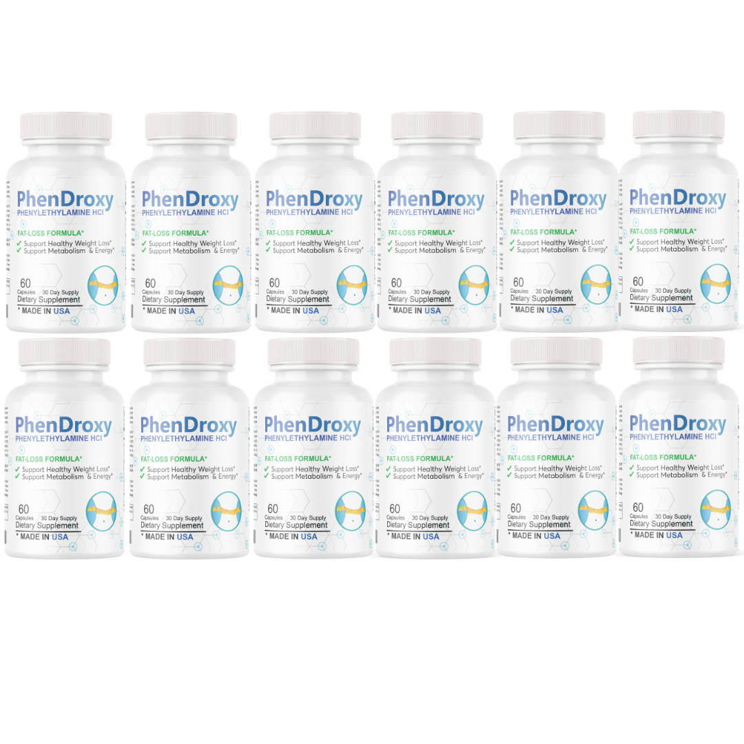 PhenDroxy, Supports Weight Loss, Healthy Metabolism & Energy- 12 Pack PhenDroxy, Supports Weight Loss, Healthy Metabolism & Energy- 12 Pack