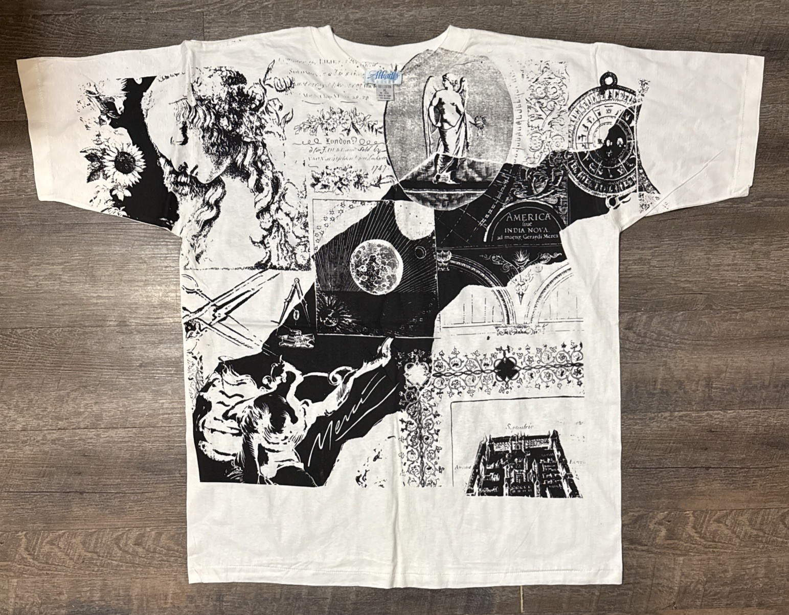 Vintage 90’s Angelic Jesus Mary Bible Scripture All Over Print T-Shirt XL New Vintage 90’s Angelic Jesus Mary Bible Scripture All Over Print T-Shirt XL New