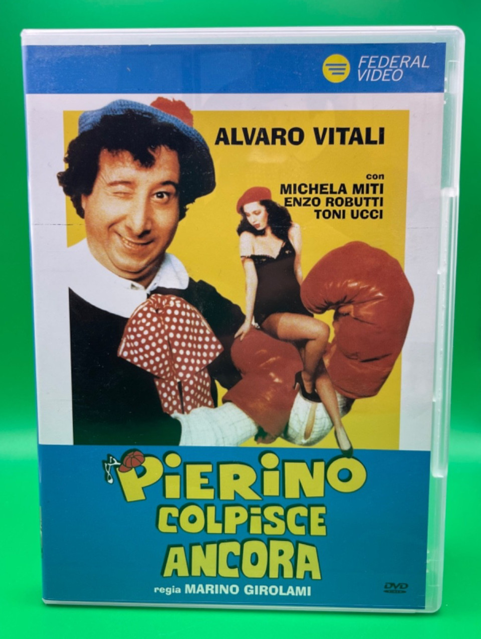 Dvd PIERINO COLPISCE ANCORA con Alvaro Vitali nuovo sigillato 1982