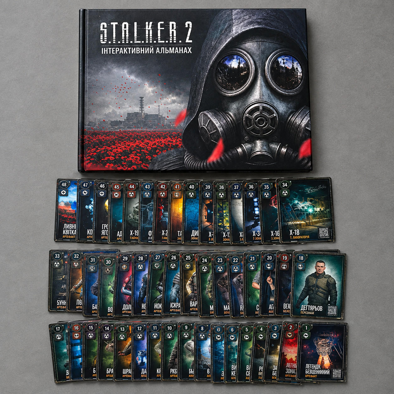MEGA SET - Artbook Interactive Almanac + 48 Cards☢️ Stalker 2 Heart of Chernobyl MEGA SET - Artbook Interactive Almanac + 48 Cards☢️ Stalker 2 Heart of Chernobyl
