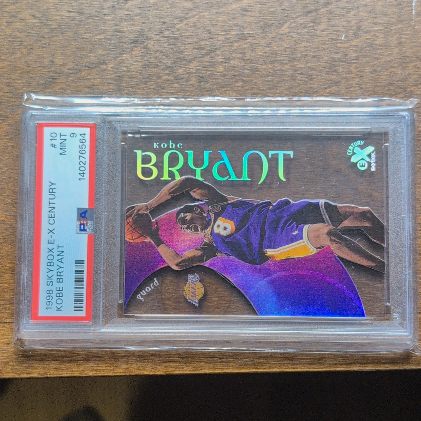 SkyBox 1998-99 E-X Century Kobe Bryant #10 PSA 9 Los Angeles Lakers beautiful SkyBox 1998-99 E-X Century Kobe Bryant #10 PSA 9 Los Angeles Lakers beautiful