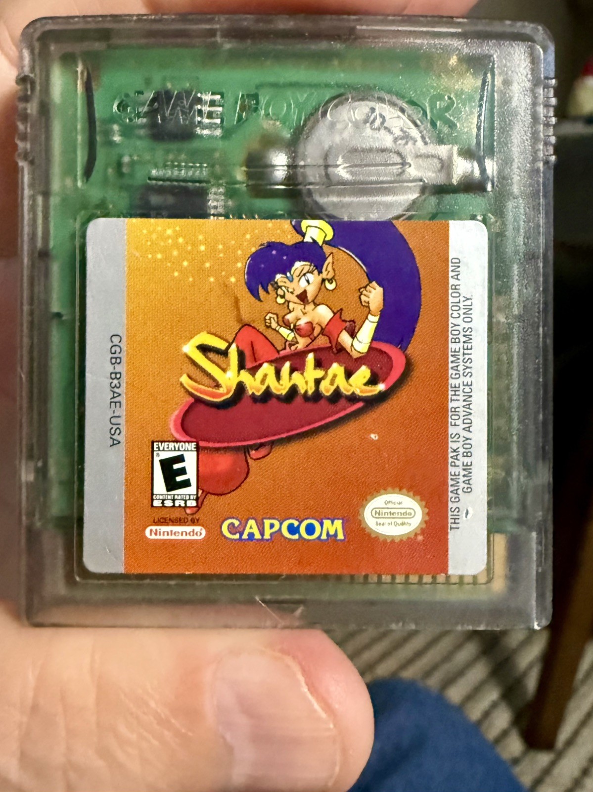 SHANTAE Nintendo GameBoy Color GBC ORIGINAL Cart 2002 - RARE Authentic Tested. 