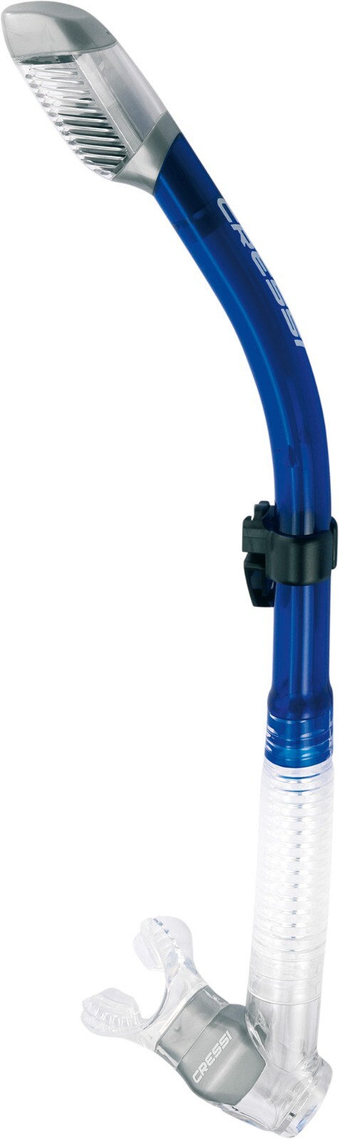Cressi Supernova Dry Snorkel Easy Breathe Soft Mouthpiece Scuba Snorkeling Gear