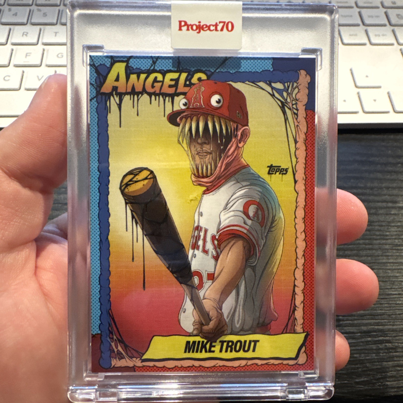 2021 Topps 1990 MIKE TROUT Project 70 by Alex Pardee #79 - Angels 2021 Topps 1990 MIKE TROUT Project 70 by Alex Pardee #79 - Angels