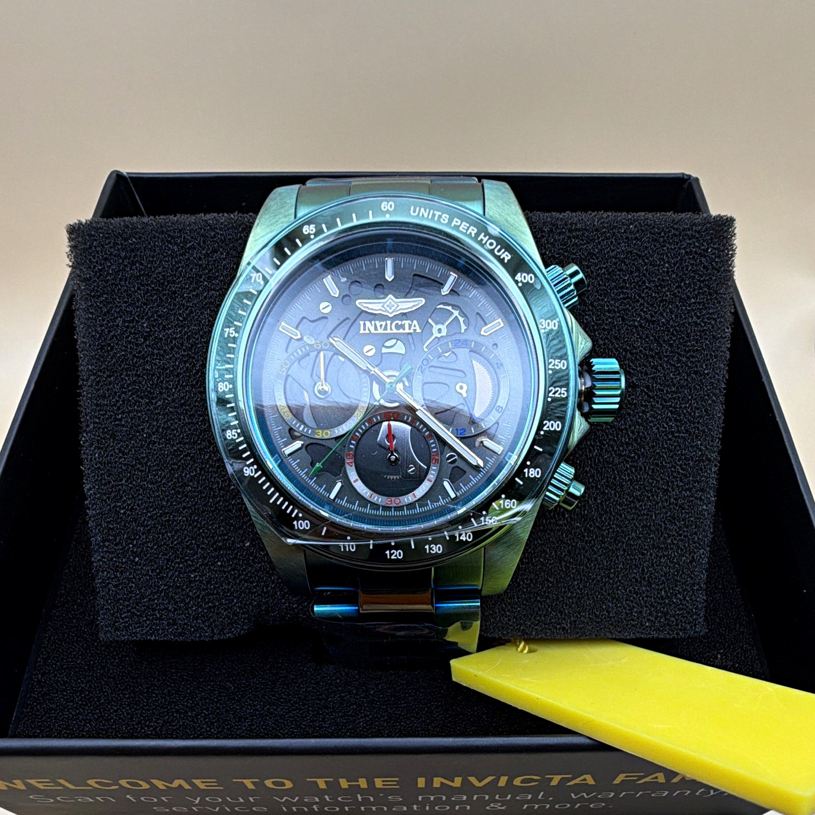 Invicta Speedway Exoprix 51033 Men’s 40mm Green Quartz Watch NEW IN BOX W TAG