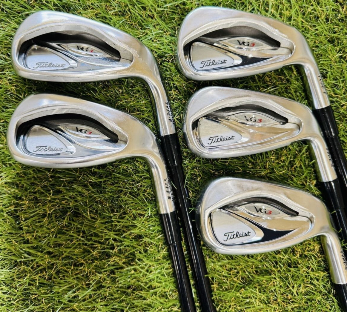 Titleist VG3 FORGED TYPE-E Iron Set 5pcs 6-PW VG i60 S Flex RH