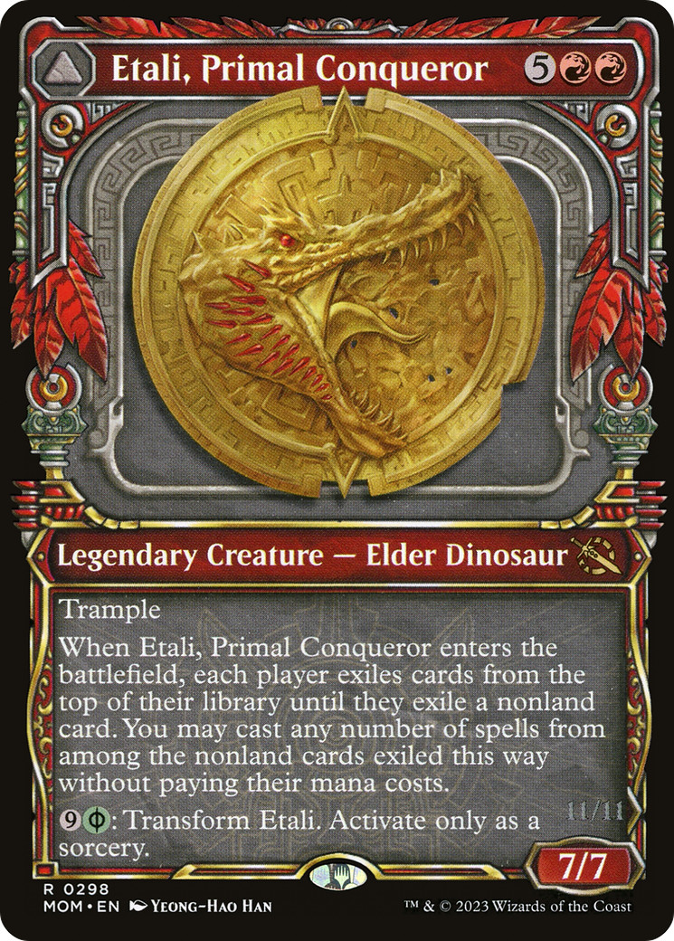 Etali, Primal Conqueror // Etali, Primal Sickness (REGULAR) x1 - MTG MOM #298 Etali, Primal Conqueror // Etali, Primal Sickness (REGULAR) x1 - MTG MOM #298