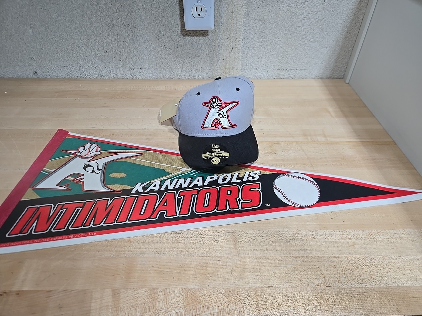 Vintage Lot Kannapolis Intimidators Hat 7 1/8 New Era 30 Vintage Lot Kannapolis Intimidators Hat 7 1/8 New Era 30