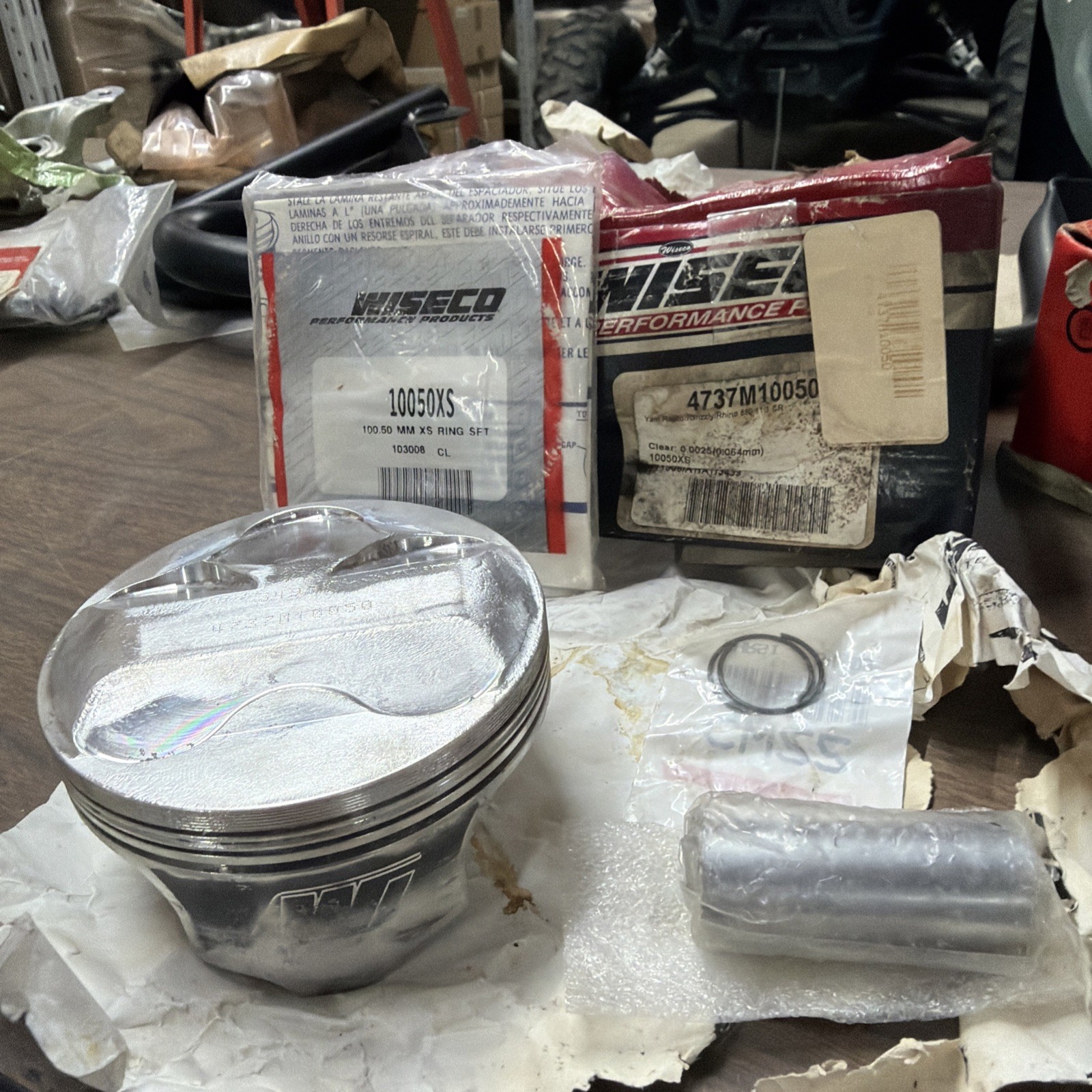Nos Wiseco  Piston 0.50mm Over 100.50mm 11:1 4737M10050 fits Yamaha has some oxi