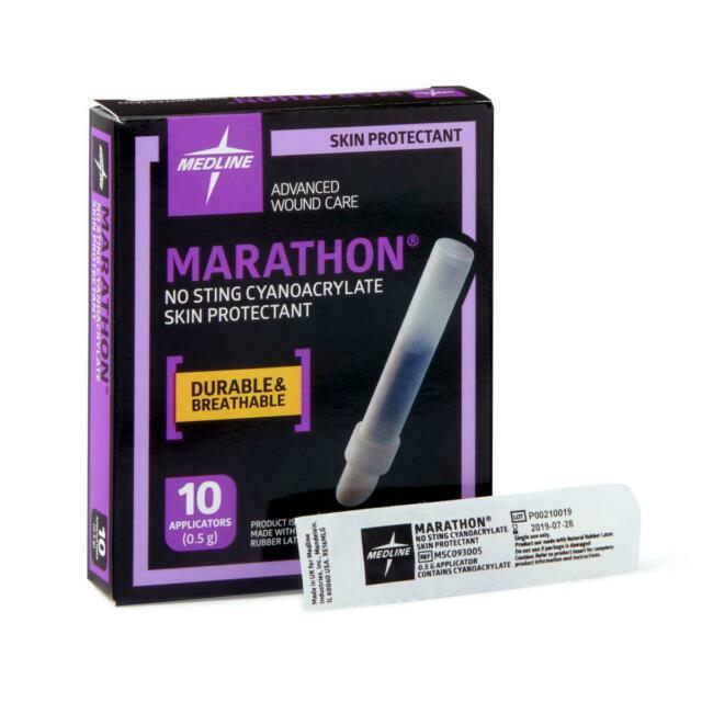 50 pack Medline MSC093005 Marathon Liquid Skin Protectant Bandage - 10 in one pk