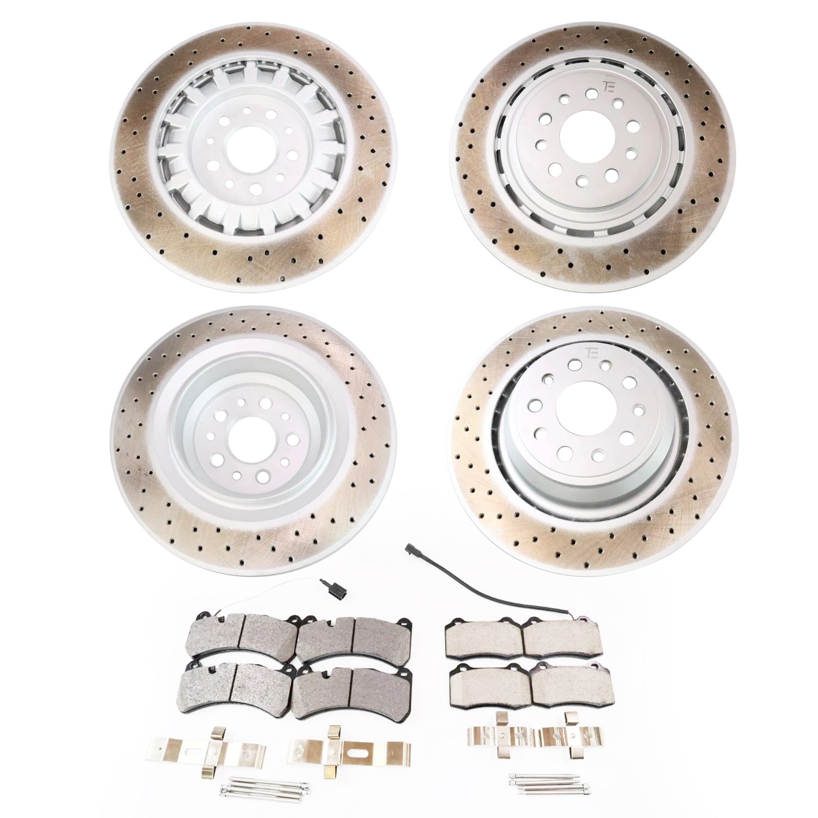 For Maserati Ghibli Quattroporte Front Rear Brake Pads Rotors