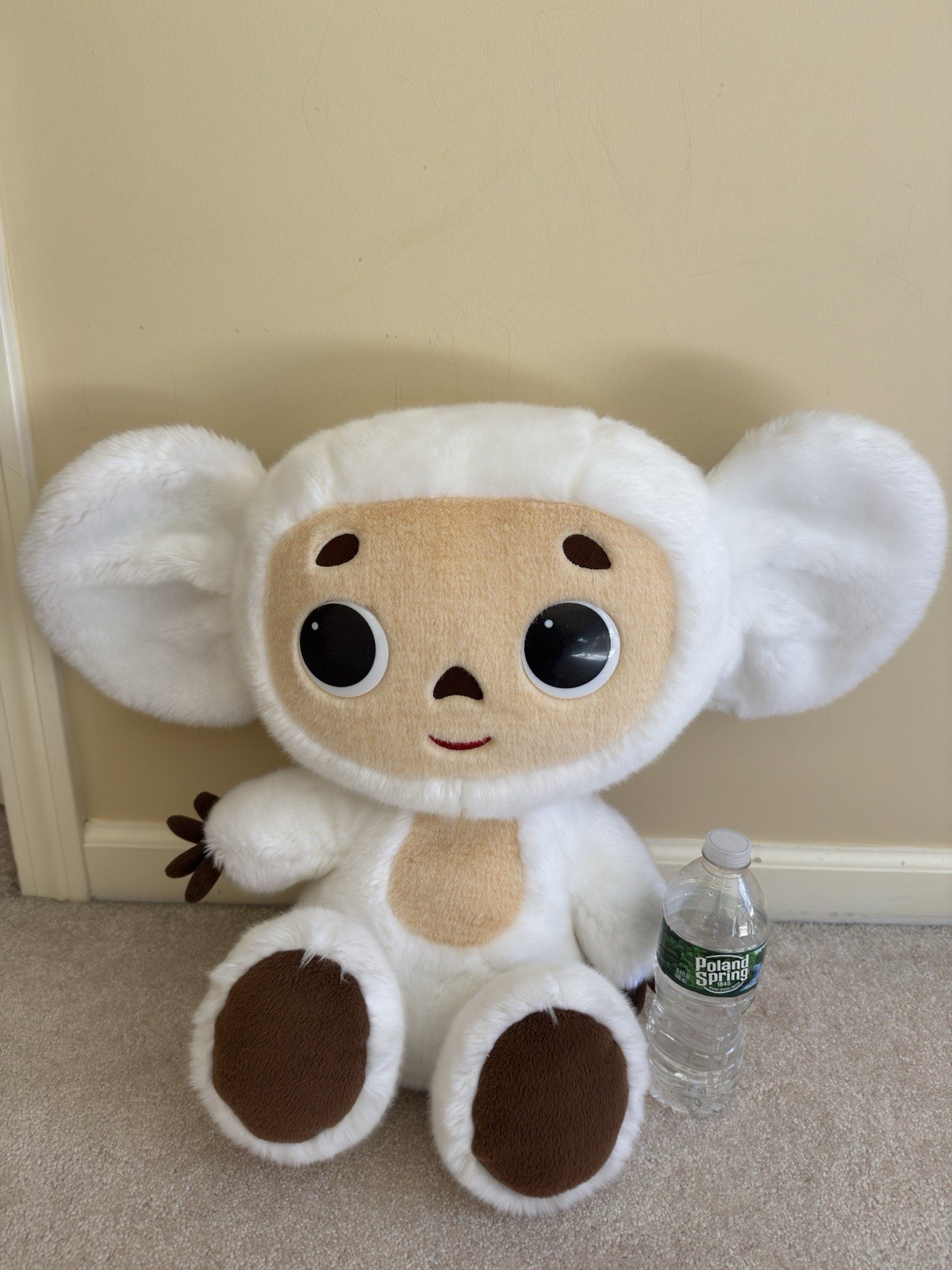 GIANT White Cheburashka Plush 21 53cm Stuffed Toy Made In Japan