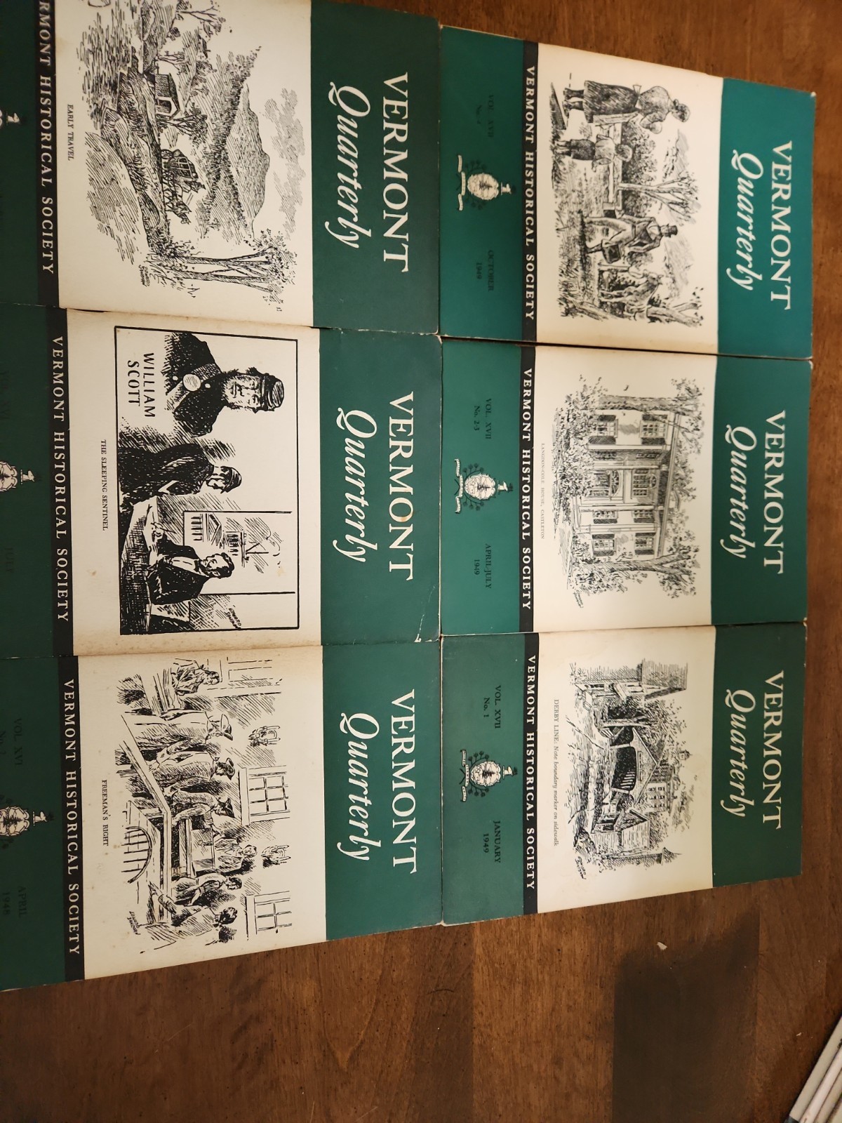 Proceedings of the Vermont Historical Society 1948–1949 • 6 Issues • Late‑40s Proceedings of the Vermont Historical Society 1948–1949 • 6 Issues • Late‑40s