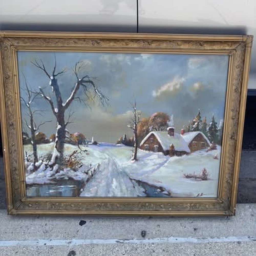Winter Scene - Good Condition for Age, Open to Offers Winter Scene - Good Condition for Age, Open to Offers