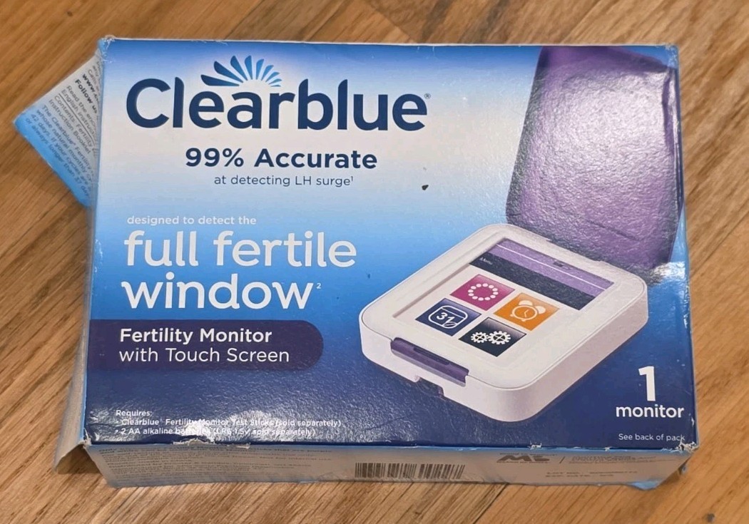 Clearblue Fertility Monitor Touch Screen 99% Accurate LH Surge Detection OpenBox Clearblue Fertility Monitor Touch Screen 99% Accurate LH Surge Detection OpenBox