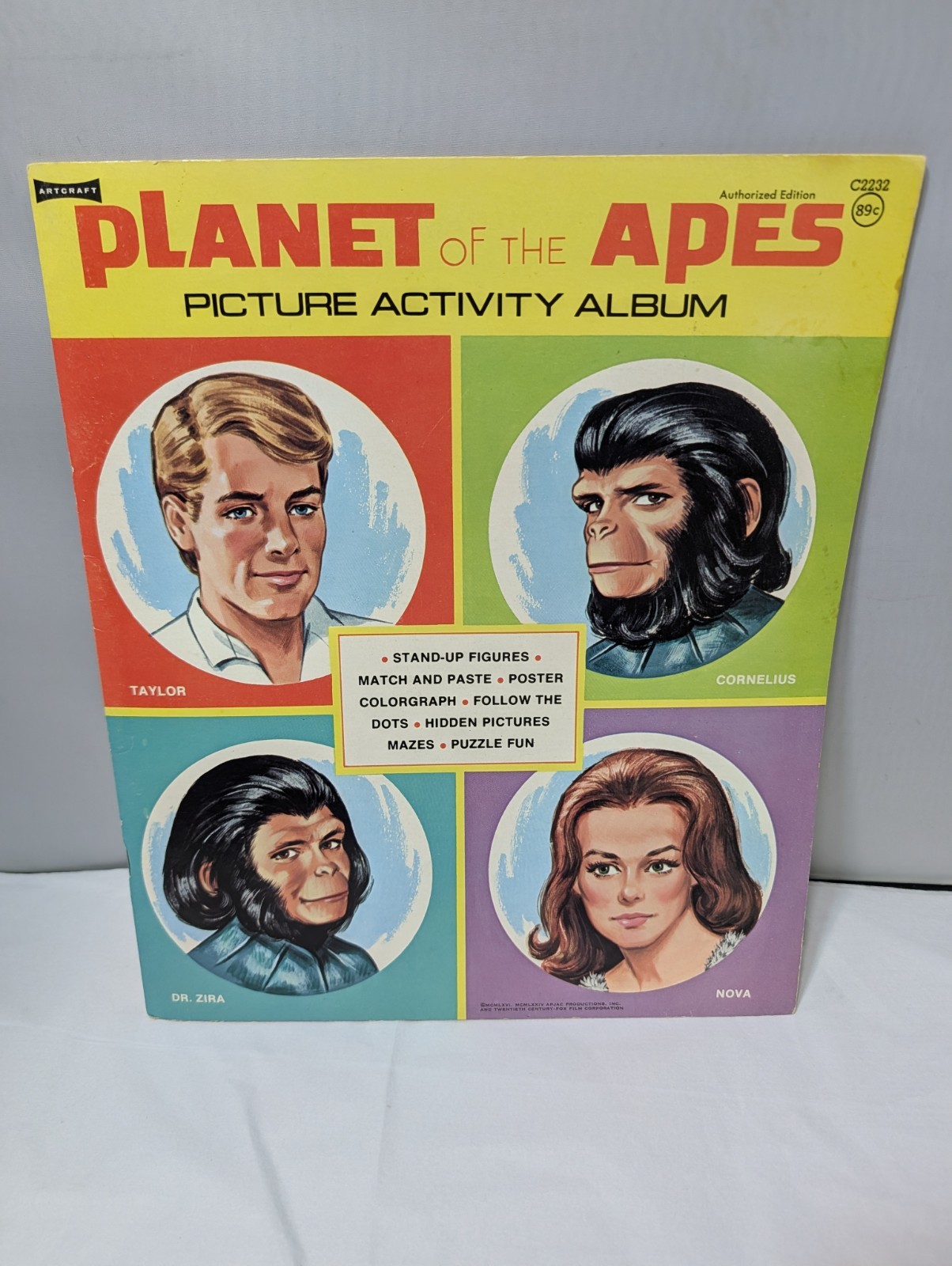 Vintage 1974 Planet Of The Apes Picture Activity Album Book NEW / UNUSED Vintage 1974 Planet Of The Apes Picture Activity Album Book NEW / UNUSED