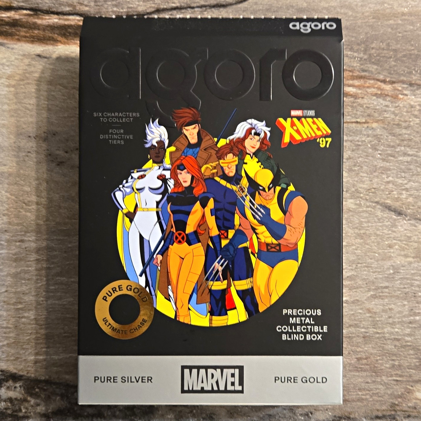 Agoro Marvel X-Men \'97 5g .999 Fine Gold Silver Bar Uncertified Agoro Marvel X-Men \'97 5g .999 Fine Gold Silver Bar Uncertified
