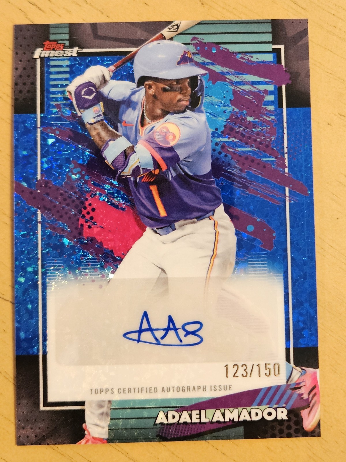 ADAEL AMADOR AU /150 | 2026 Topps FINEST MEGA AUTO #FMA-AA | Blue Mini-Diamond ADAEL AMADOR AU /150 | 2026 Topps FINEST MEGA AUTO #FMA-AA | Blue Mini-Diamond