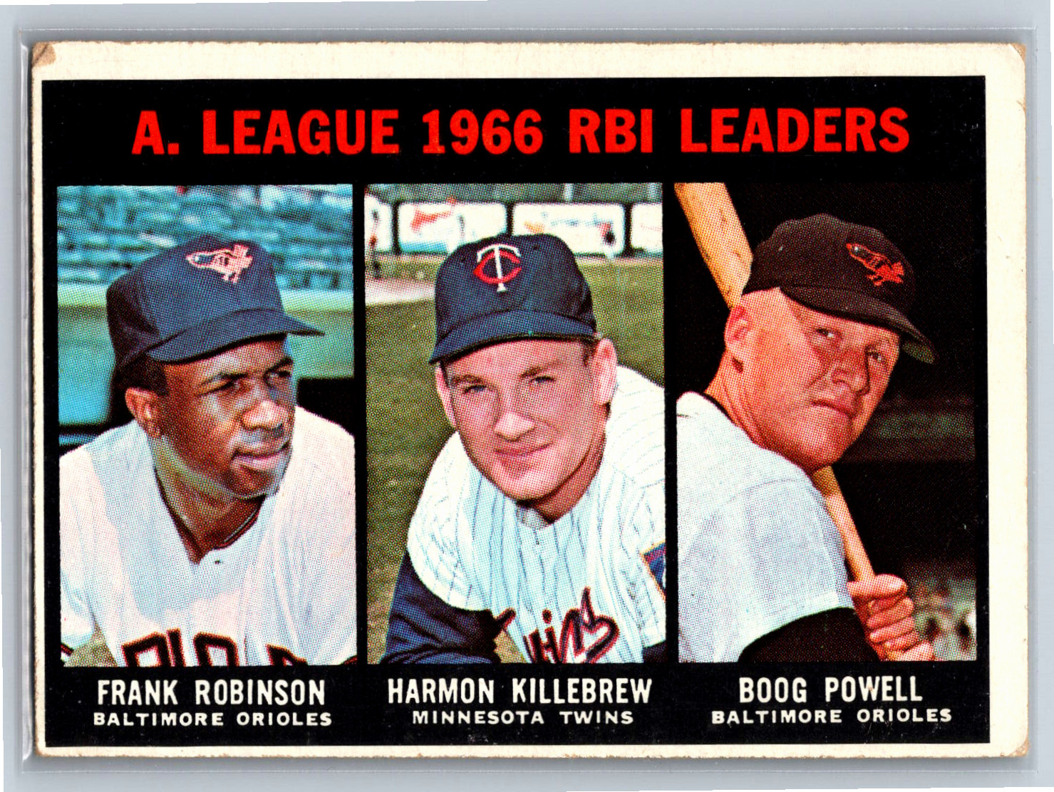 1967 Topps - Frank Robinson, Harmon Killebrew, Boog Powell #241