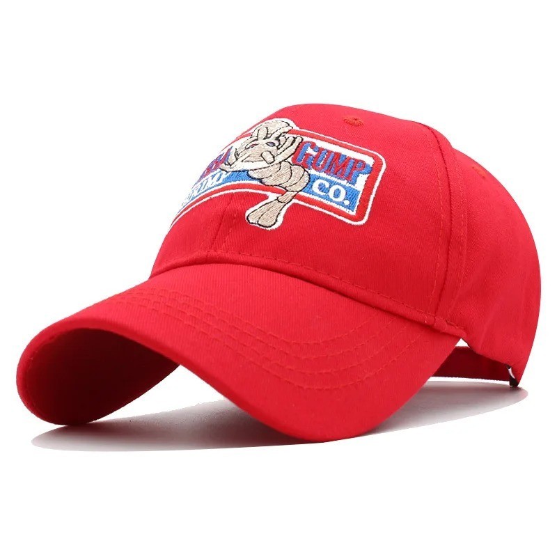 Bubba Gump Shrimp Co Hat Red Adjustable Forrest Gump Baseball Cap