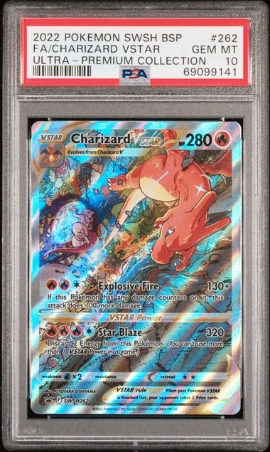 2022 POKEMON SWSH BLACK STAR PROMO FA/CHARIZARD VSTAR GEM MT 10 2022 POKEMON SWSH BLACK STAR PROMO FA/CHARIZARD VSTAR GEM MT 10